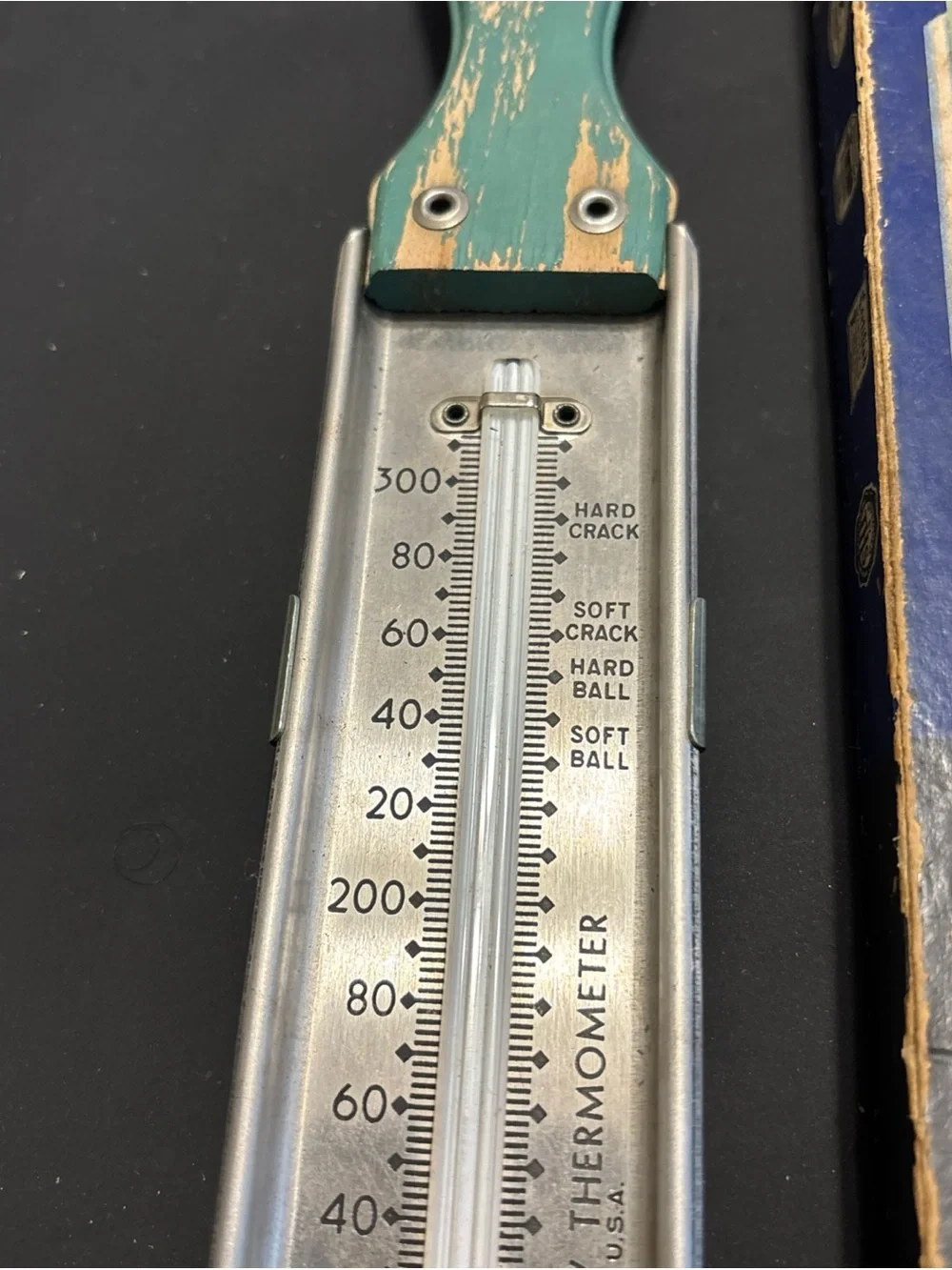 Taylor Green and Silver Candy & Jelly Thermometer